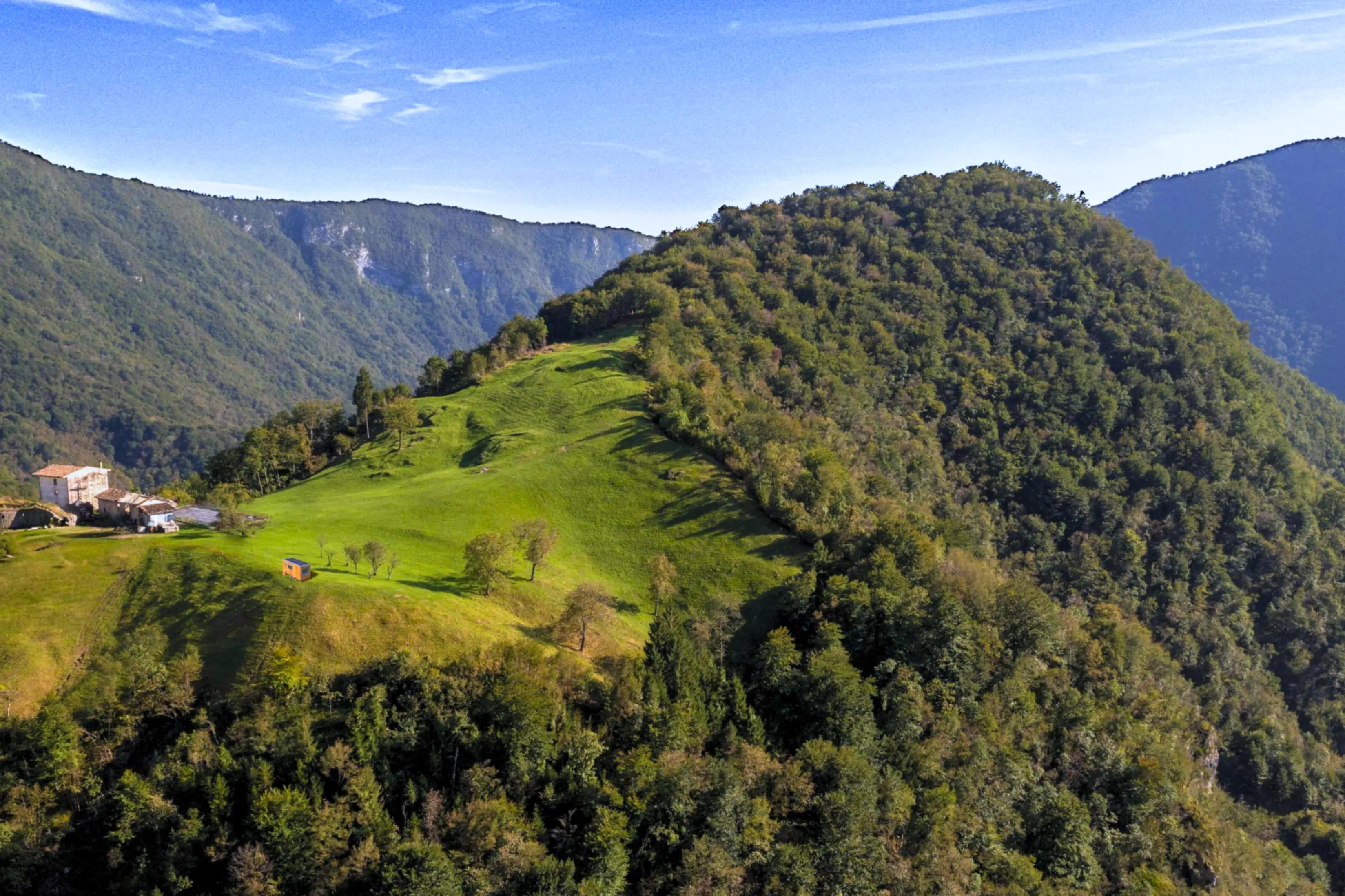 panoramablick auf den Karnischen Voralpen im Val d'Arzino