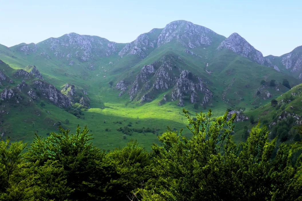 monti vicino alla tiny house sulle alpi giulie a taipana