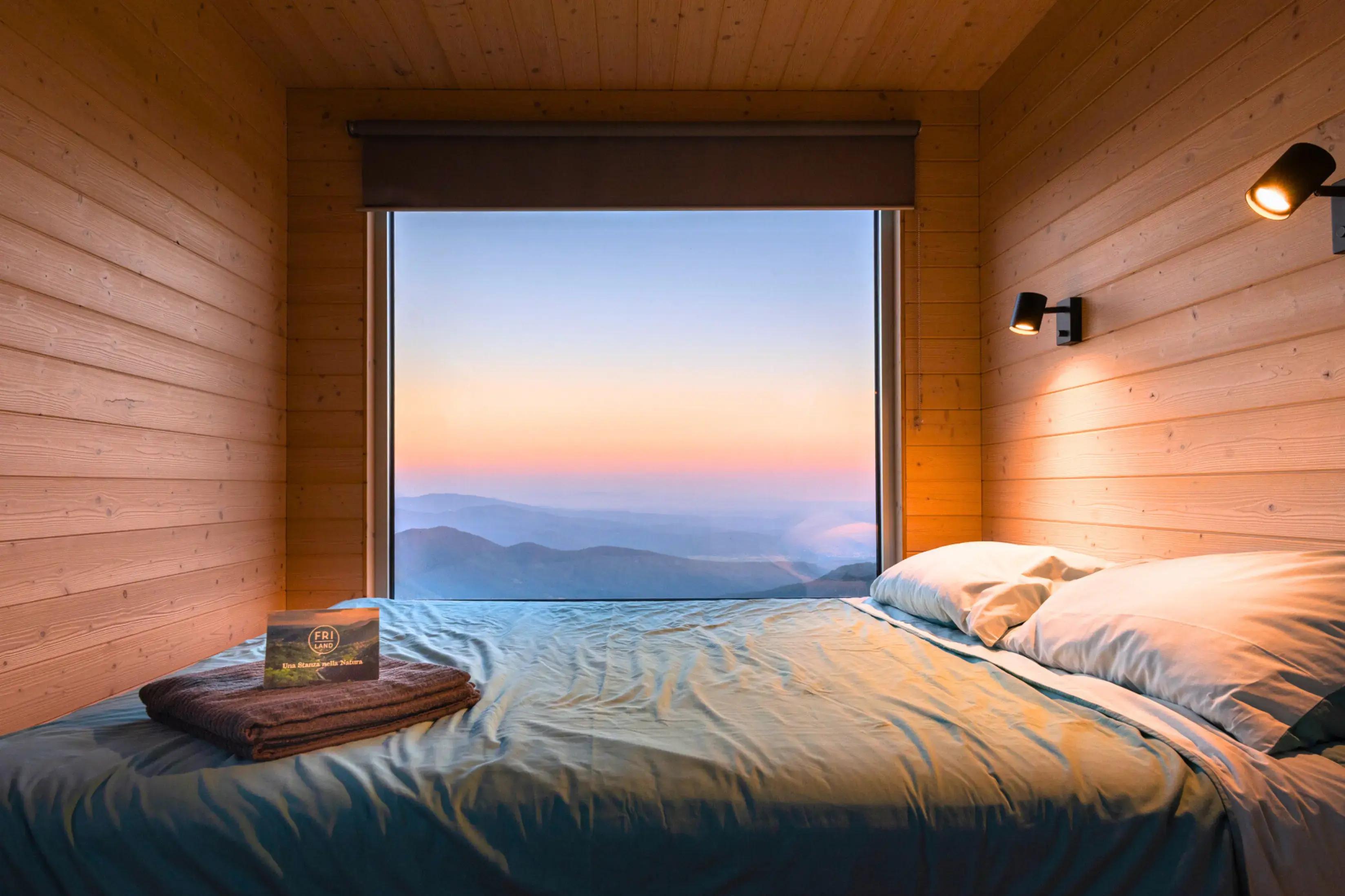 interni tiny house sulle prealpi Giulie a torreano