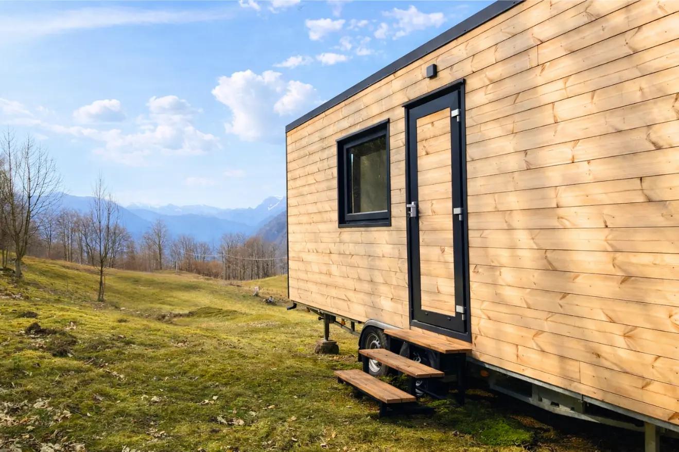 Tiny house in the meadow near Val d’Arzino, in the province of Udine