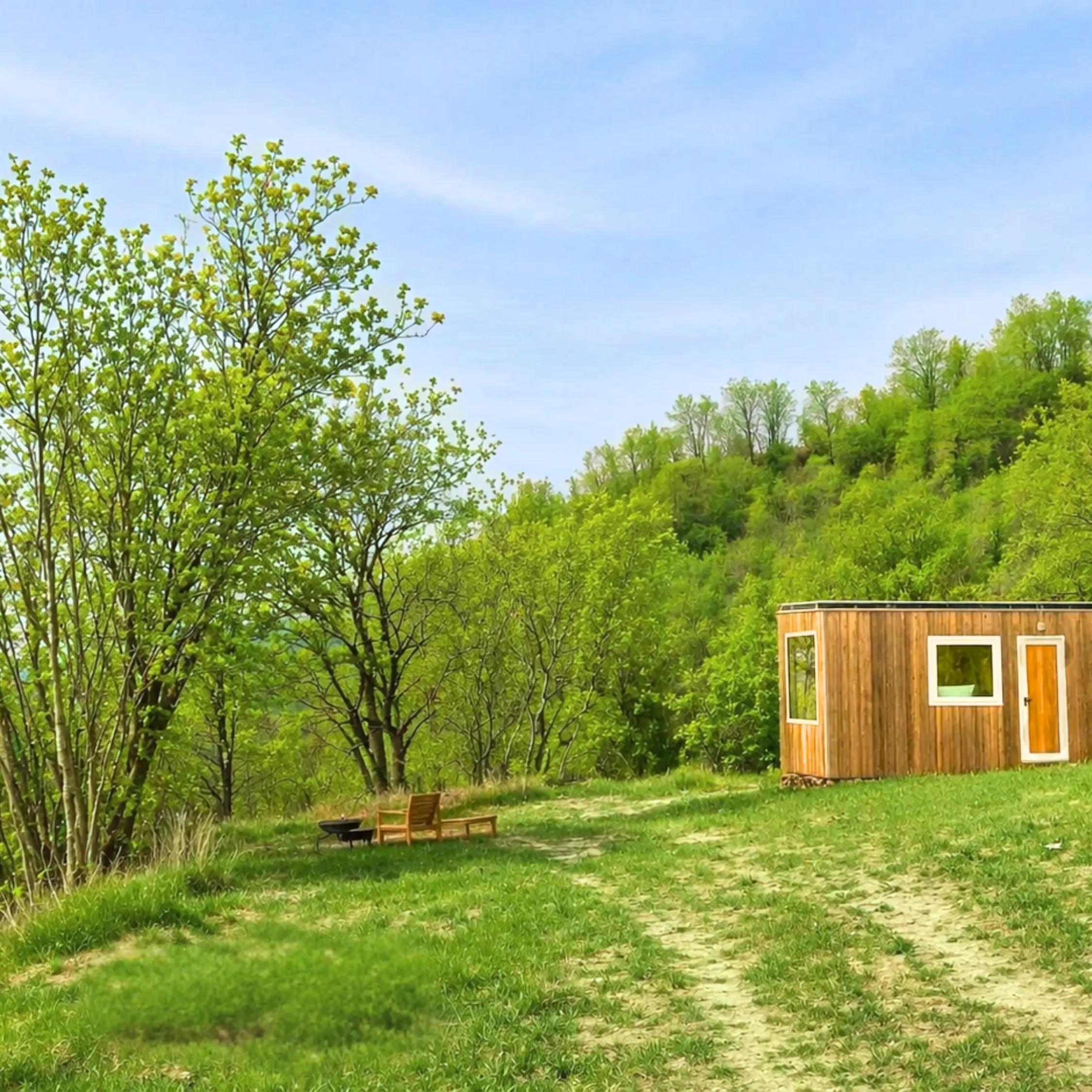 tiny house Prugnola immersa nella natura in Val Tidone Appennino Piacentino