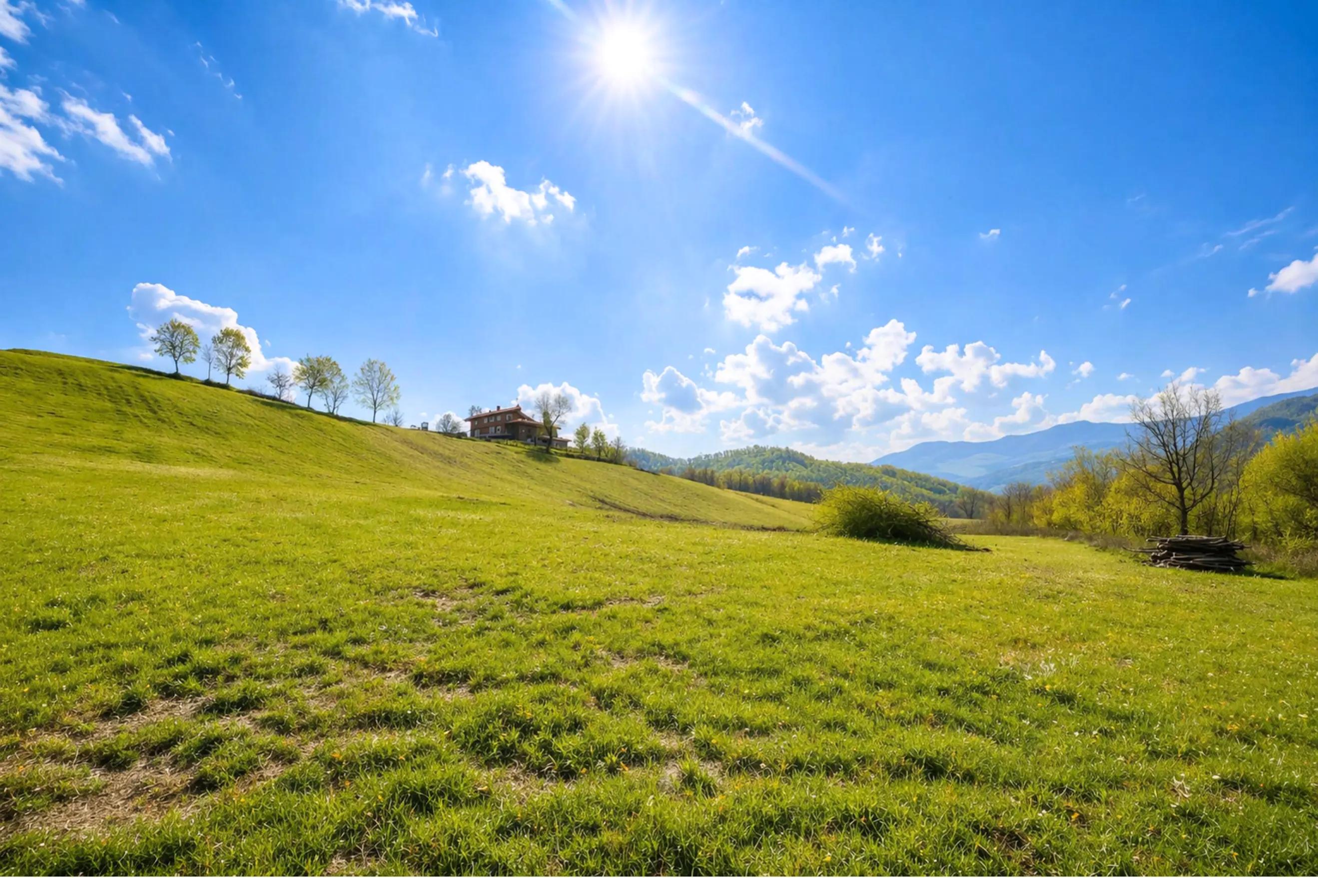 Garten im Freien von Friland Casetta im Emilianischen Apennin