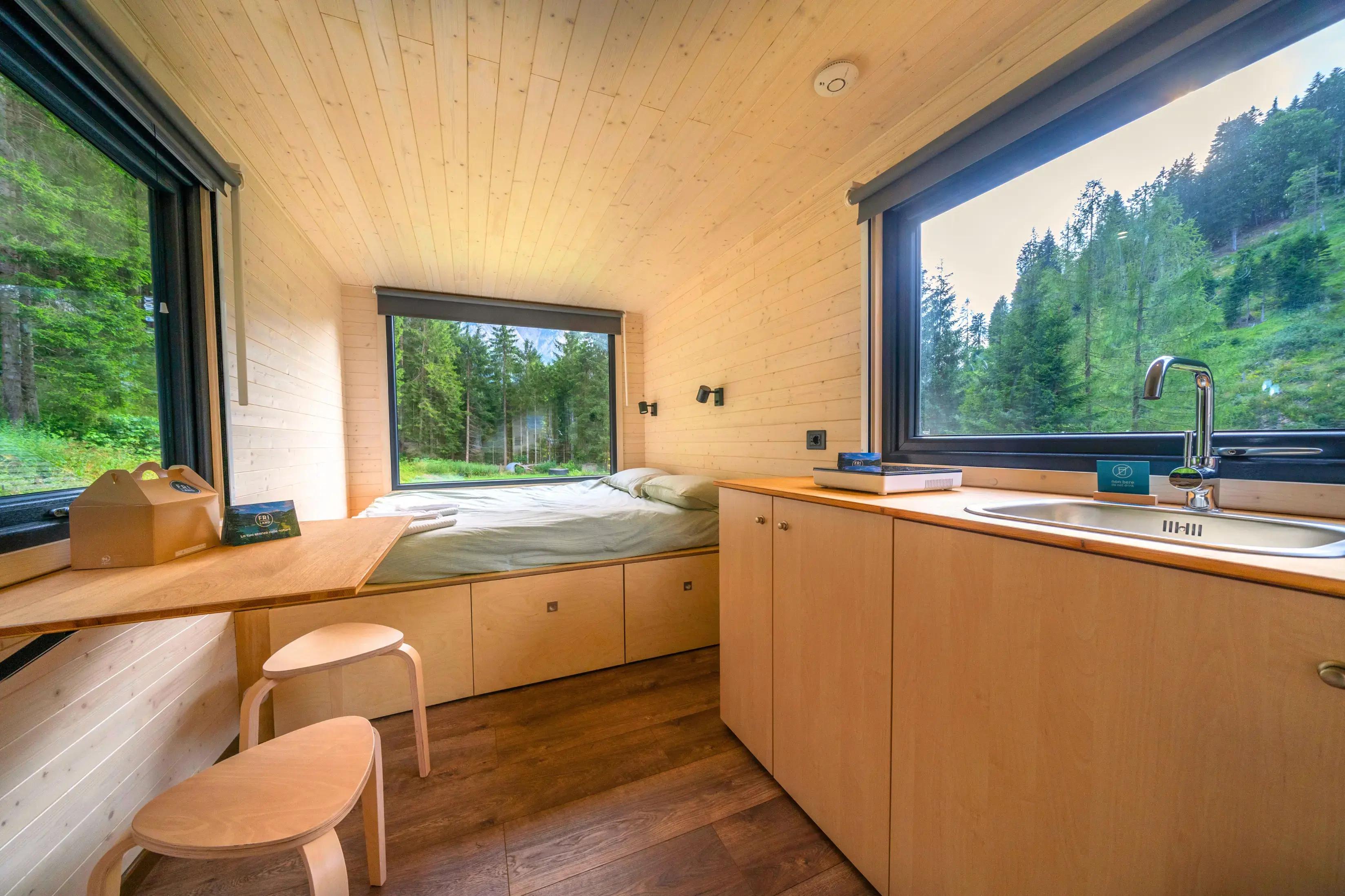 interno tiny house sulle dolomiti, a sappada, udine