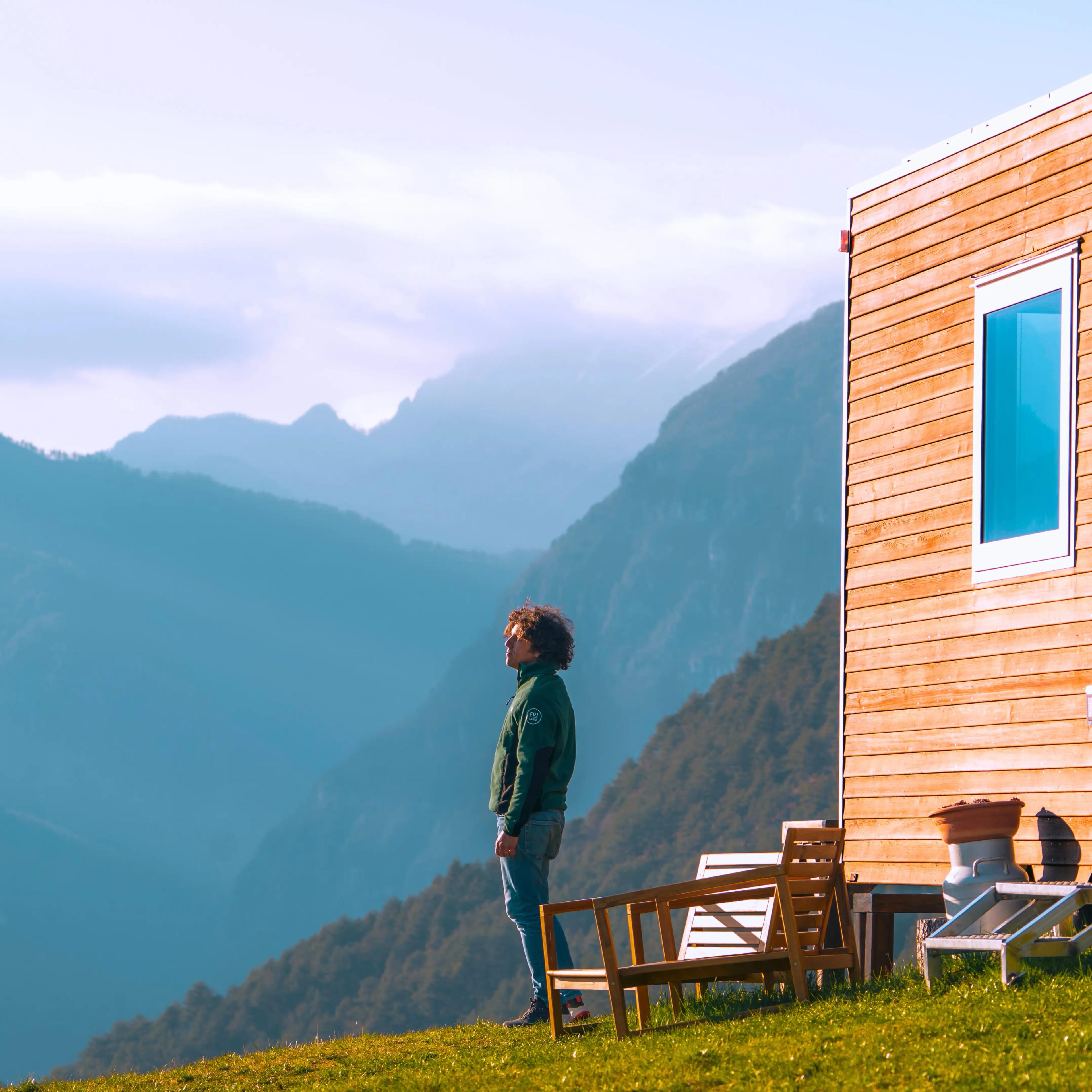 tiny house sulle Prealpi Carniche in Val d'Arzino