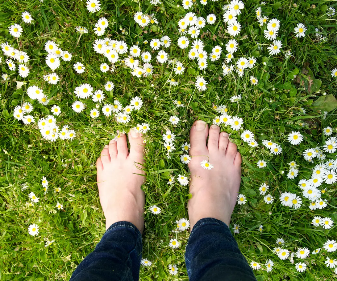 barefoot walking